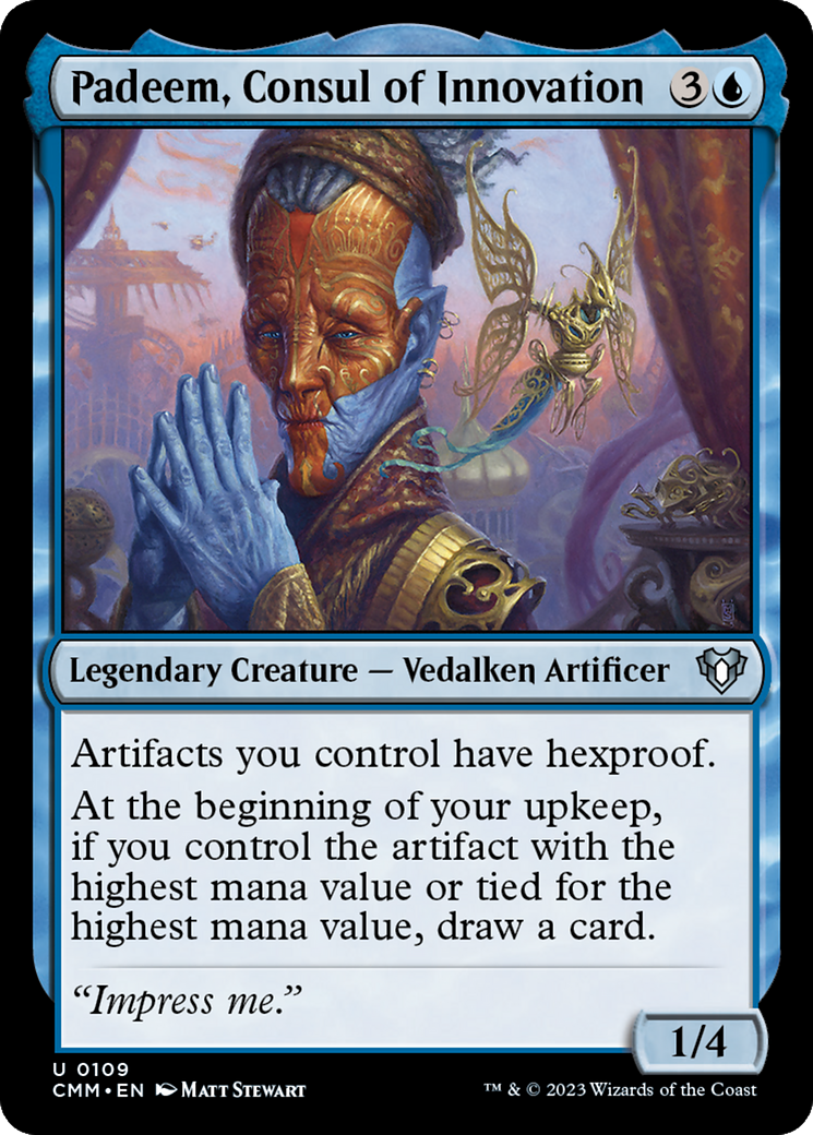 Padeem, Consul of Innovation [Commander Masters] | Gam3 Escape