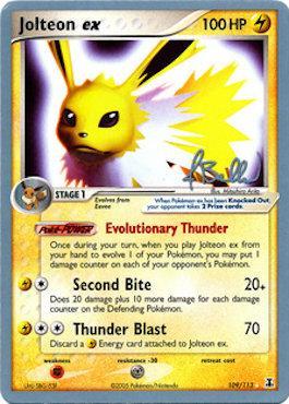Jolteon ex (109/113) (Eeveelutions - Jimmy Ballard) [World Championships 2006] | Gam3 Escape