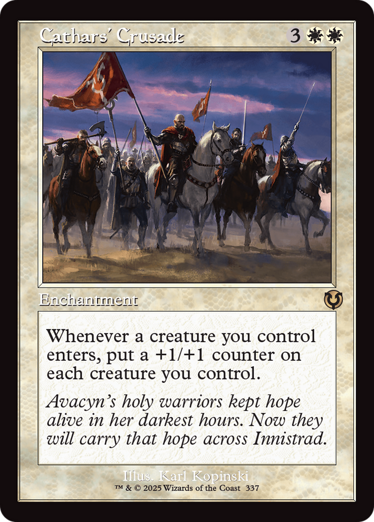 Cathars' Crusade (Retro Frame) [Innistrad Remastered] | Gam3 Escape