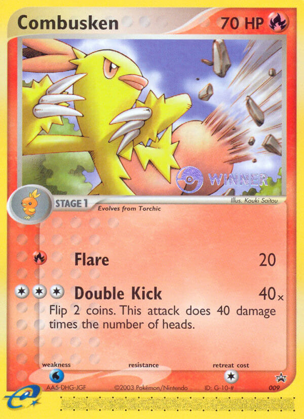 Combusken (009) [Nintendo: Black Star Promos] | Gam3 Escape
