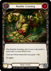 Rumble Grunting (Yellow) [DYN023] (Dynasty)  Rainbow Foil | Gam3 Escape