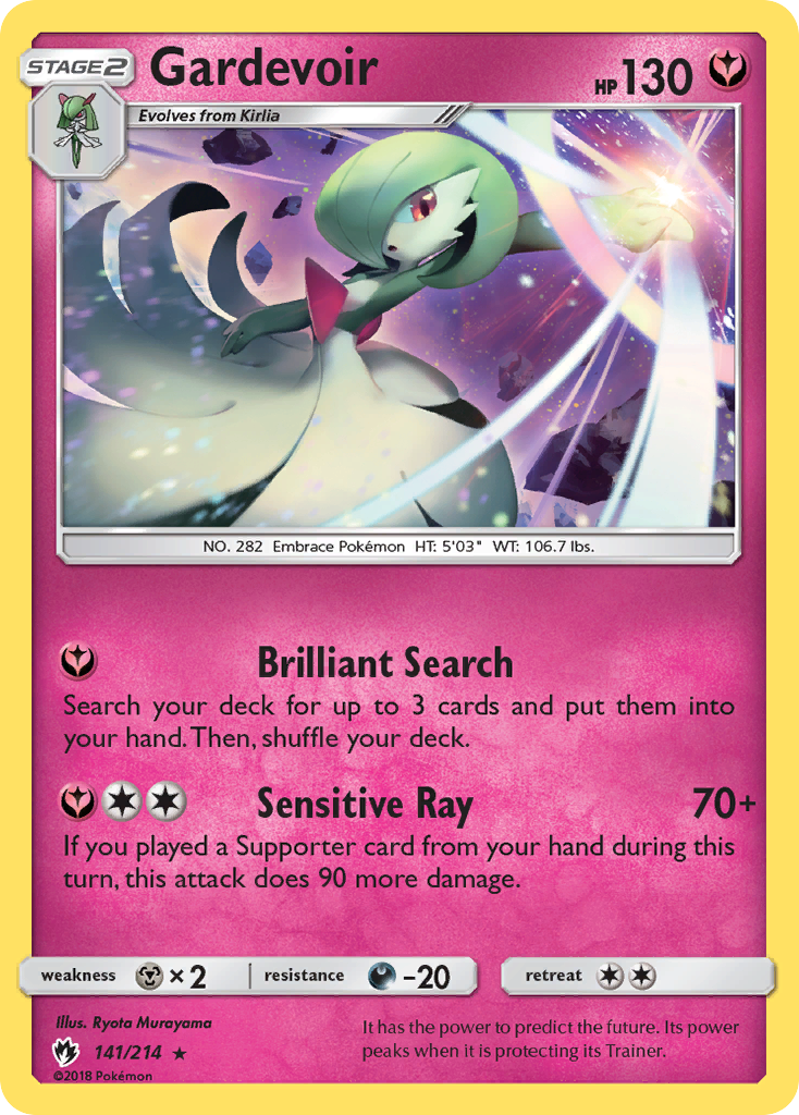 Gardevoir (141/214) [Sun & Moon: Lost Thunder] | Gam3 Escape