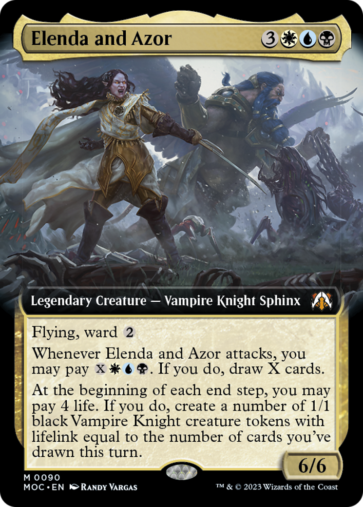 Elenda and Azor (Extended Art) [March of the Machine Commander] | Gam3 Escape