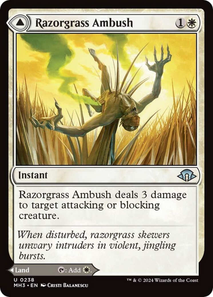 Razorgrass Ambush // Razorgrass Field [Modern Horizons 3] | Gam3 Escape