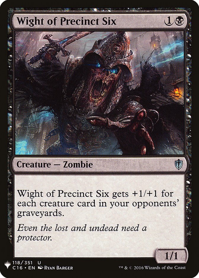 Wight of Precinct Six [Mystery Booster] | Gam3 Escape