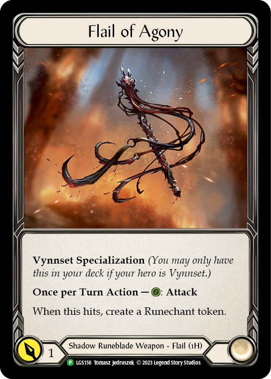 Flail of Agony [LGS156] (Promo)  Cold Foil | Gam3 Escape