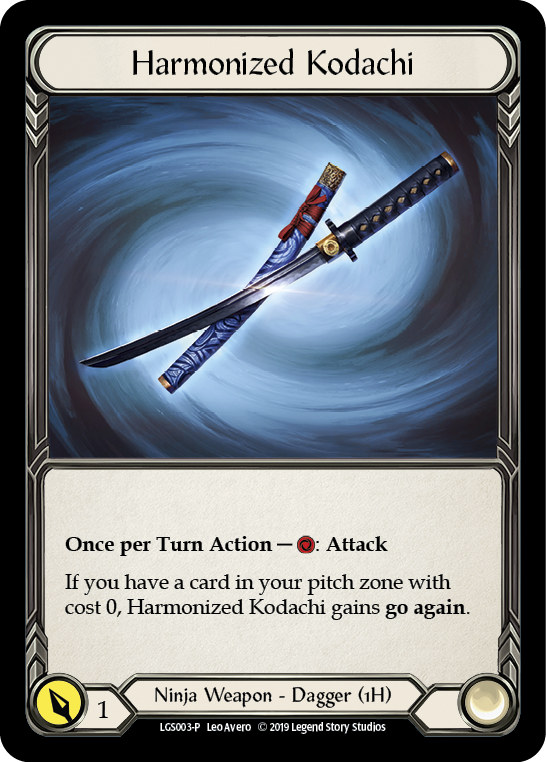 Harmonized Kodachi [LGS003-P] (Promo)  1st Edition Cold Foil | Gam3 Escape