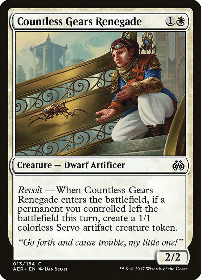Countless Gears Renegade [Aether Revolt] | Gam3 Escape