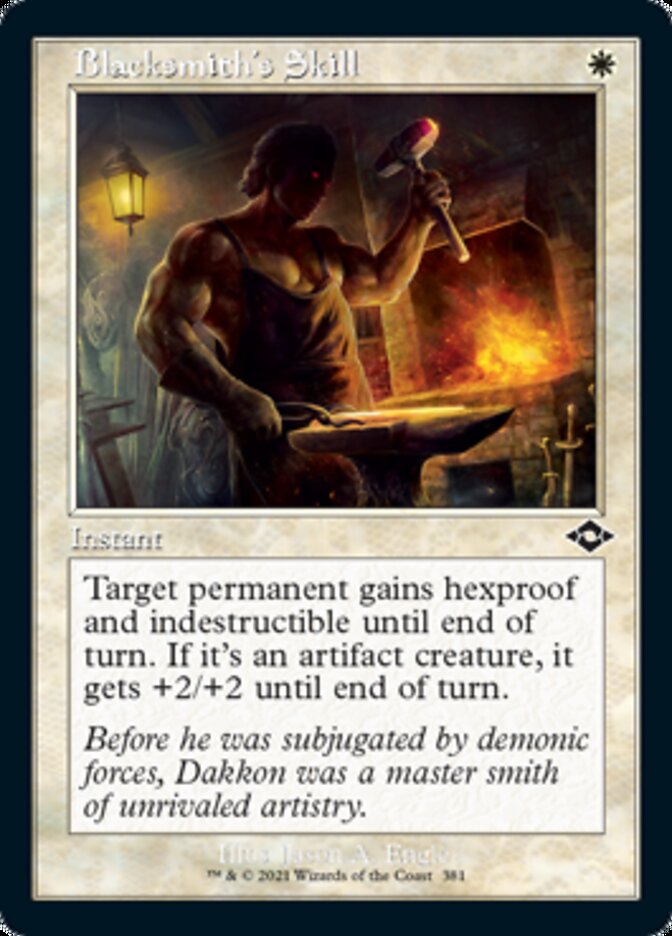 Blacksmith's Skill (Retro Foil Etched) [Modern Horizons 2] | Gam3 Escape