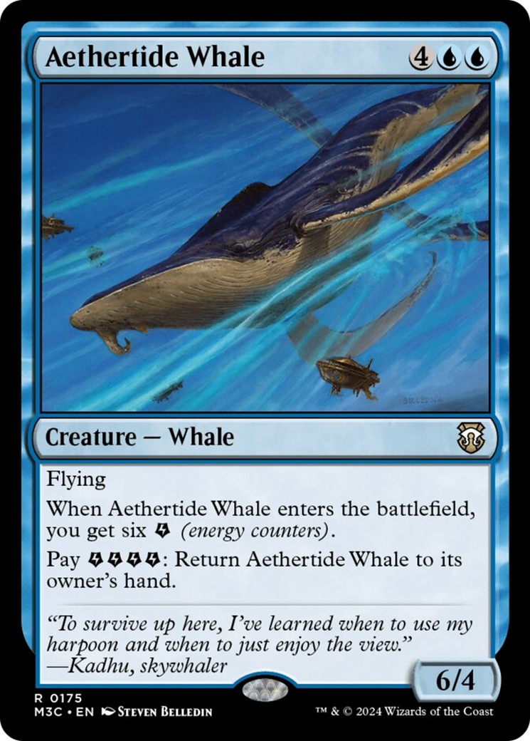 Aethertide Whale [Modern Horizons 3 Commander] | Gam3 Escape