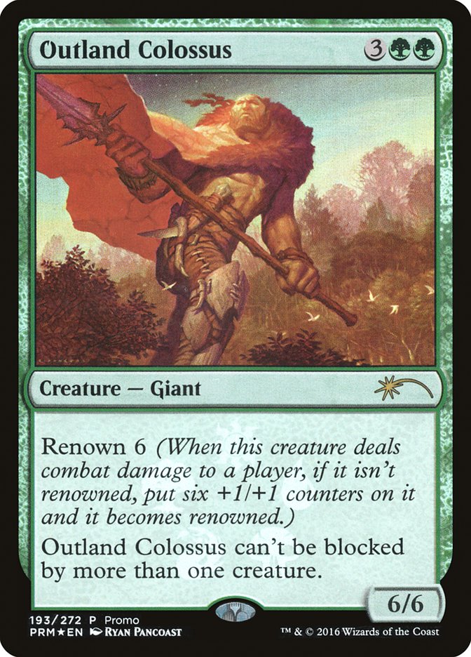 Outland Colossus [Resale Promos] | Gam3 Escape