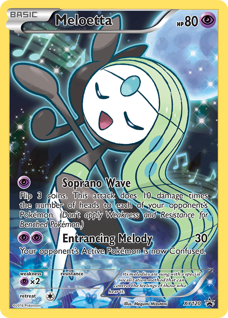 Meloetta (XY120) [XY: Black Star Promos] | Gam3 Escape