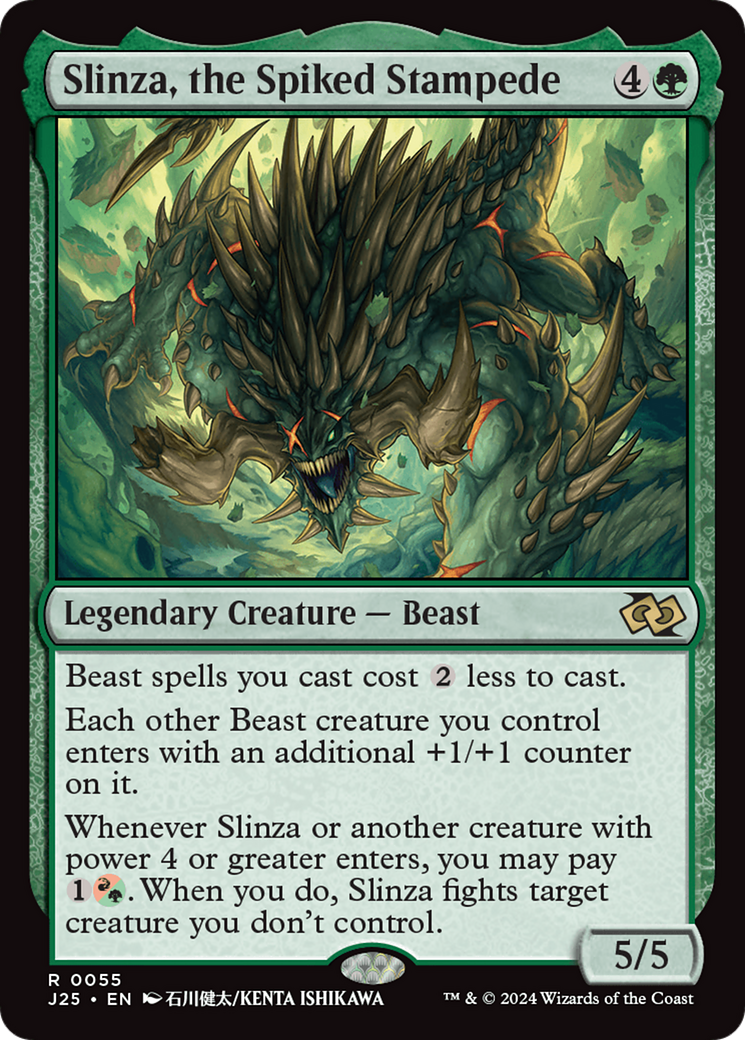 Slinza, the Spiked Stampede [Foundations Jumpstart] | Gam3 Escape