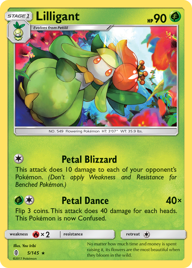 Lilligant (5/145) [Sun & Moon: Guardians Rising] | Gam3 Escape