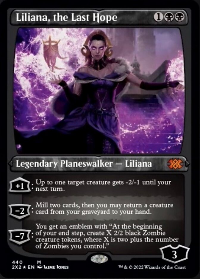 Liliana, the Last Hope (Foil Etched) [Double Masters 2022] | Gam3 Escape