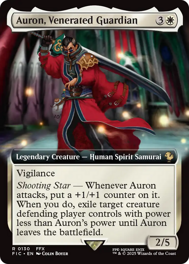 Auron, Venerated Guardian (Extended Art) [FINAL FANTASY Commander] | Gam3 Escape