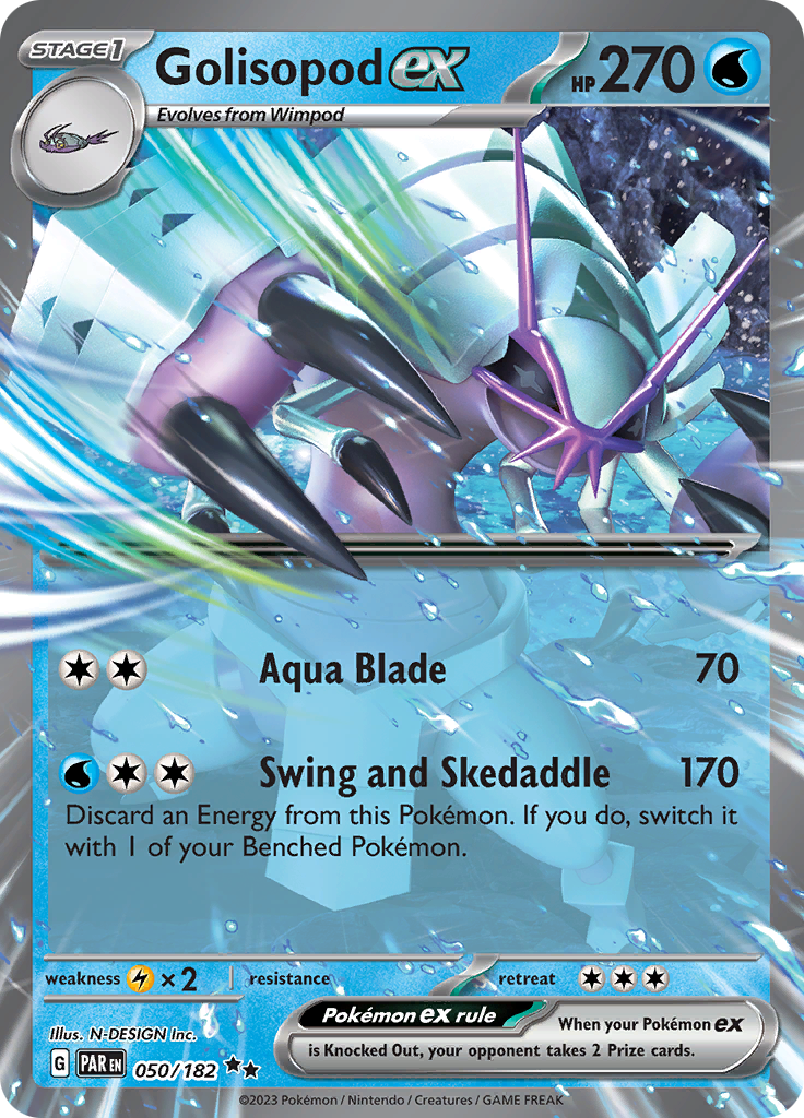 Golisopod ex (050/182) [Scarlet & Violet: Paradox Rift] | Gam3 Escape