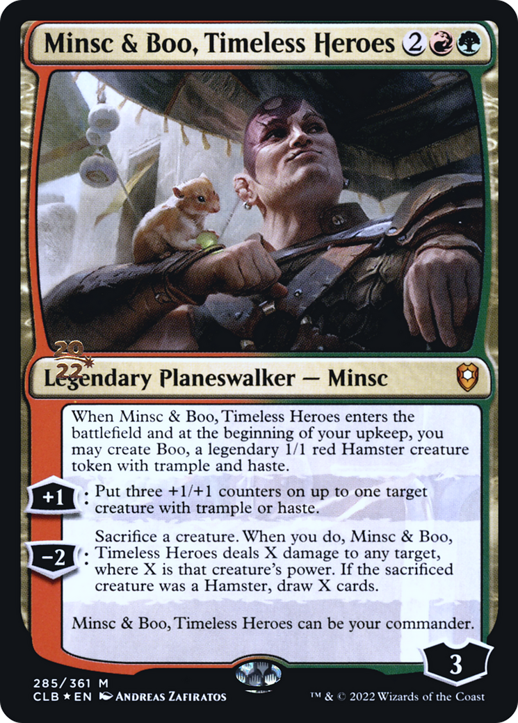 Minsc & Boo, Timeless Heroes (Promo Pack) [The Lost Caverns of Ixalan Promos] | Gam3 Escape