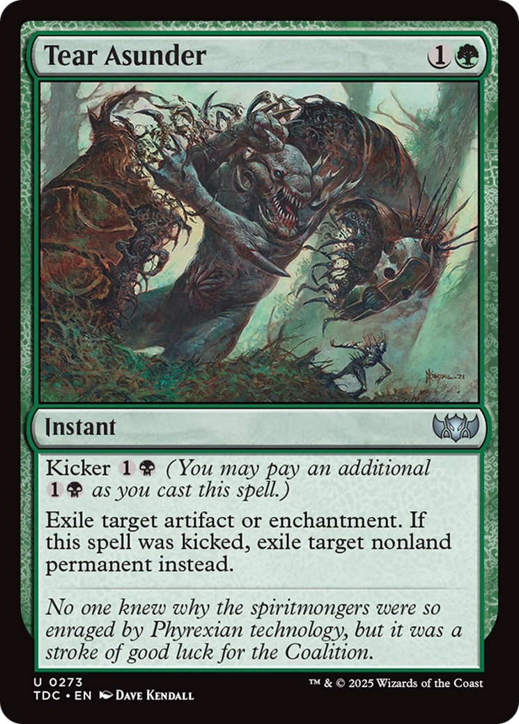 Tear Asunder [Tarkir: Dragonstorm Commander] | Gam3 Escape