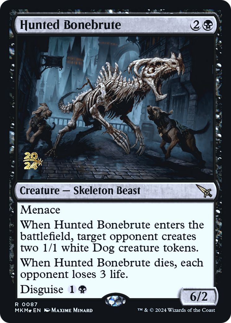 Hunted Bonebrute [Murders at Karlov Manor Prerelease Promos] | Gam3 Escape