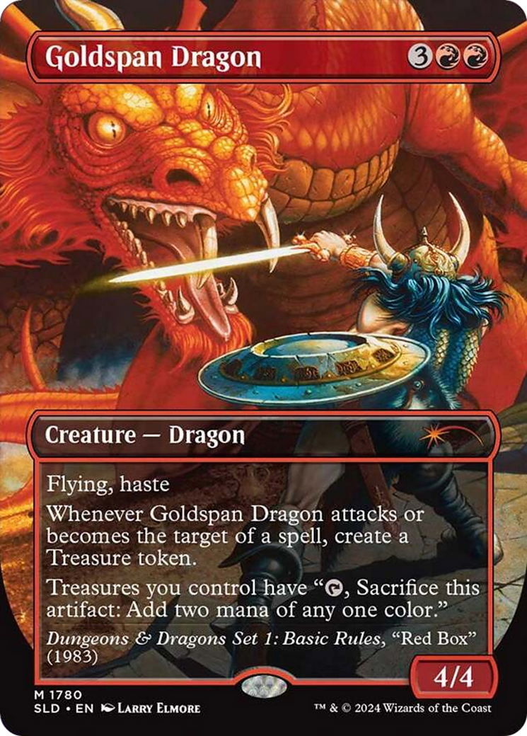 Goldspan Dragon (Rainbow Foil) [Secret Lair Drop Series] | Gam3 Escape