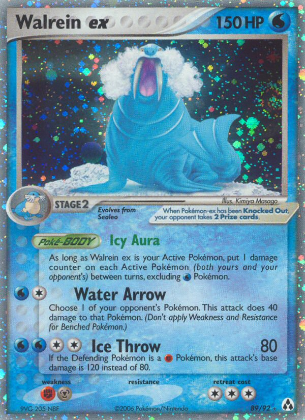Walrein ex (89/92) [EX: Legend Maker] | Gam3 Escape