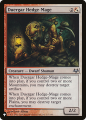 Duergar Hedge-Mage [The List Reprints] | Gam3 Escape