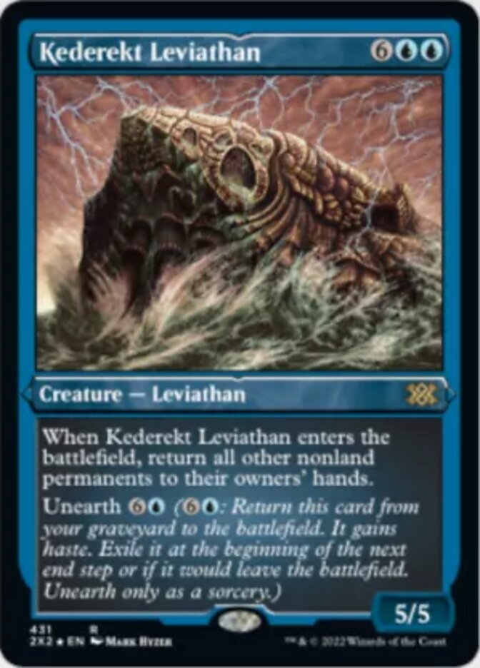 Kederekt Leviathan (Foil Etched) [Double Masters 2022] | Gam3 Escape