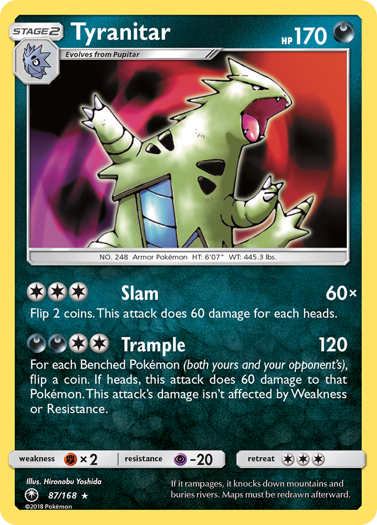 Tyranitar (87/168) [Sun & Moon: Celestial Storm] | Gam3 Escape