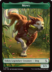 Ajani's Pridemate // Mowu Double-Sided Token [Reality Fracture Tokens] | Gam3 Escape
