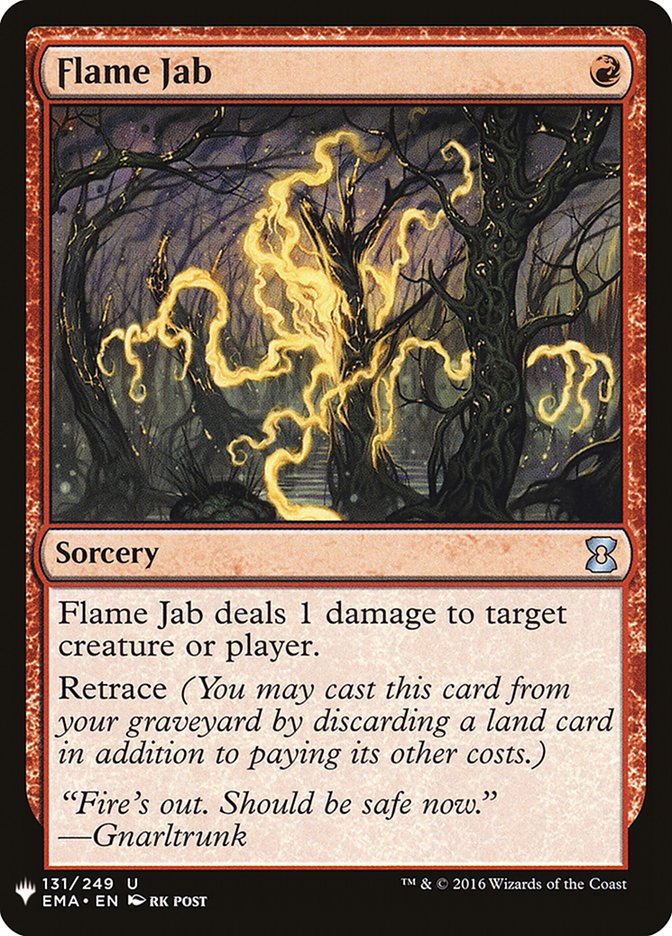 Flame Jab [Mystery Booster] | Gam3 Escape