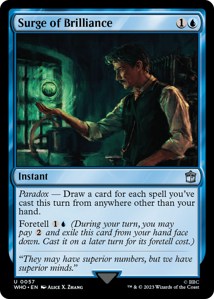 Surge of Brilliance [Doctor Who] | Gam3 Escape