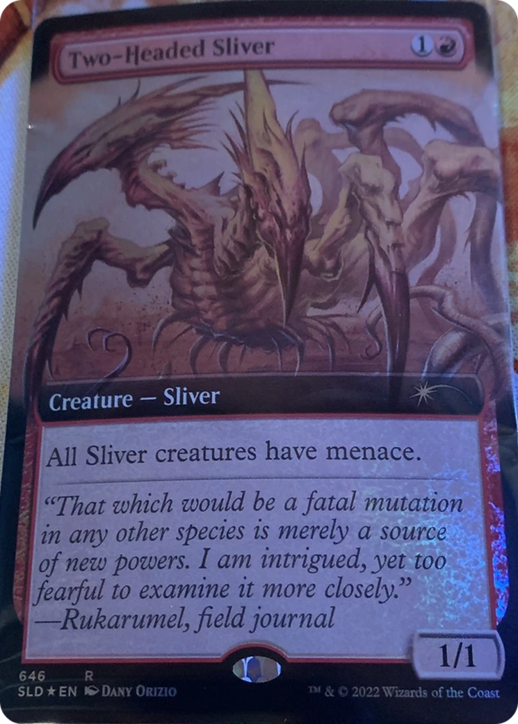 Two-Headed Sliver (Extended Art) [Secret Lair Drop Promos] | Gam3 Escape