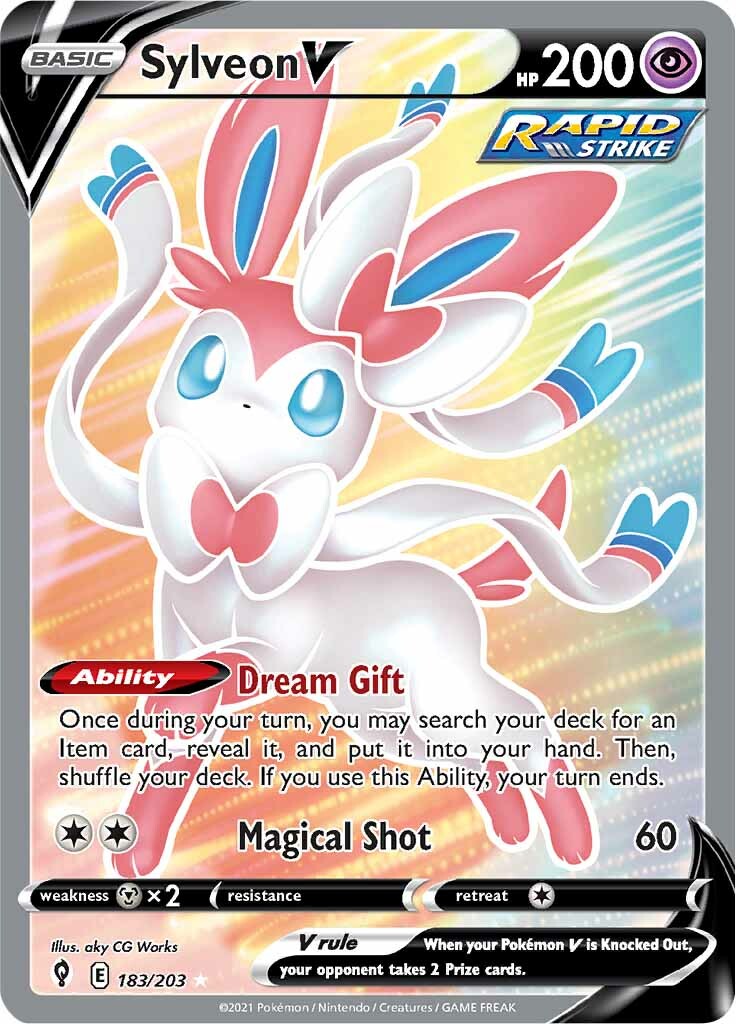 Sylveon V (183/203) [Sword & Shield: Evolving Skies] | Gam3 Escape