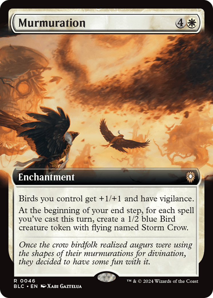 Murmuration (Extended Art) [Bloomburrow Commander] | Gam3 Escape