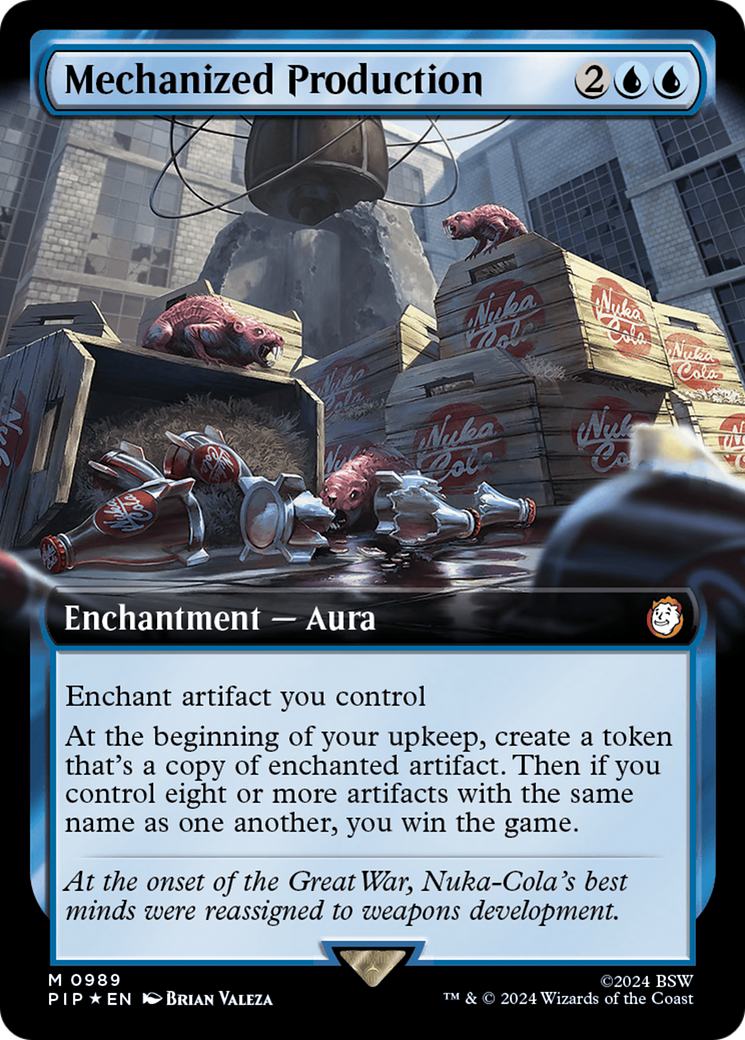 Mechanized Production (Extended Art) (Surge Foil) [Fallout] | Gam3 Escape