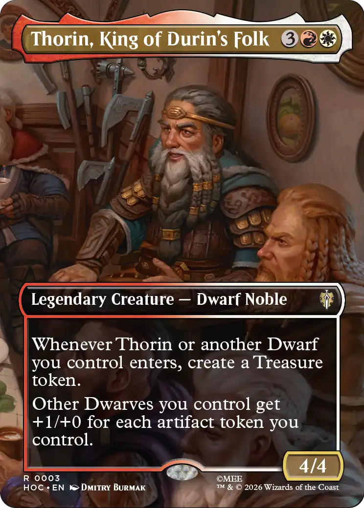 Thorin, King of Durin's Folk (Borderless) [The Hobbit: Eternal-Legal] | Gam3 Escape