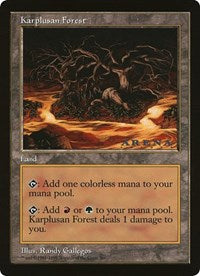 Karplusan Forest (Oversized) [Oversize Cards] | Gam3 Escape