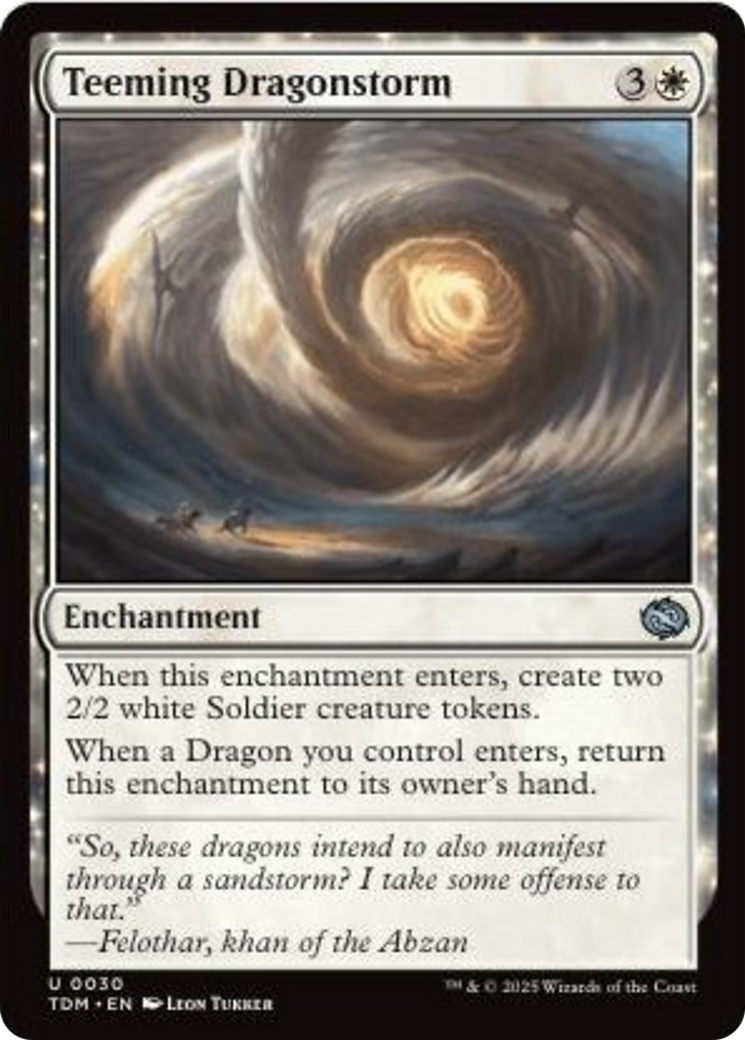 Teeming Dragonstorm (Showcase) [Tarkir: Dragonstorm] | Gam3 Escape