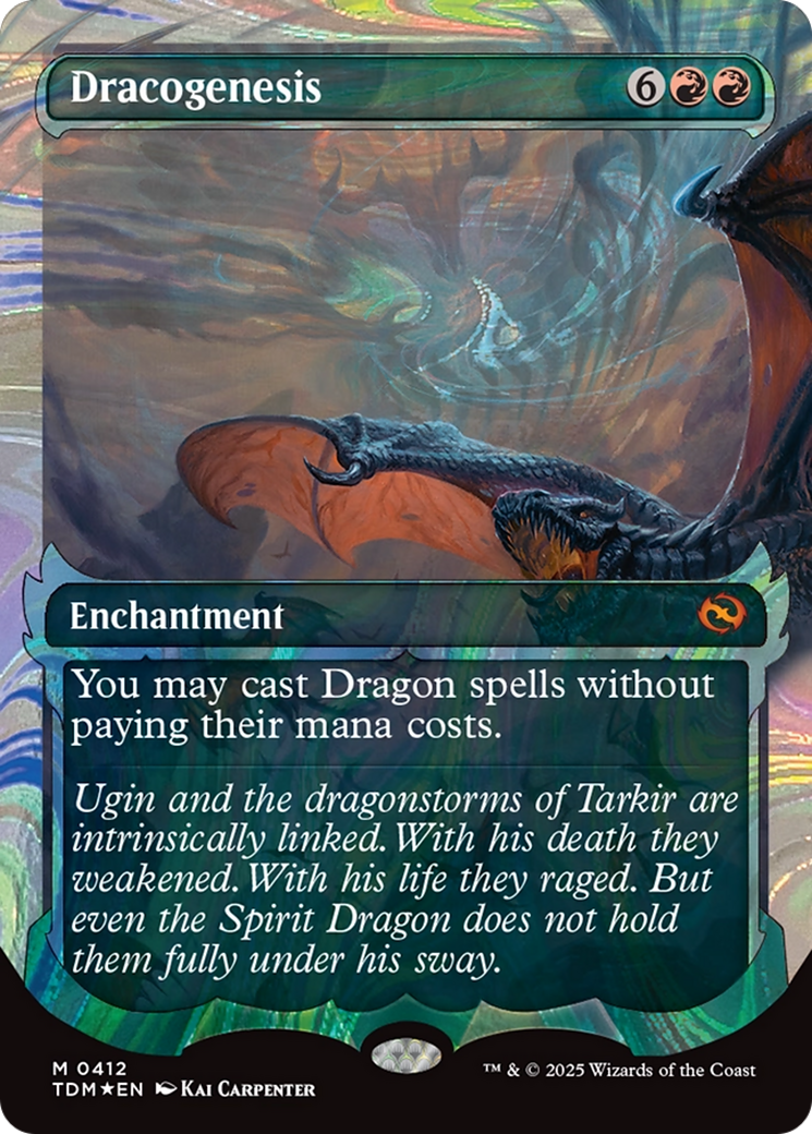Dracogenesis (0412) (Showcase) (Halo Foil) [Tarkir: Dragonstorm] | Gam3 Escape