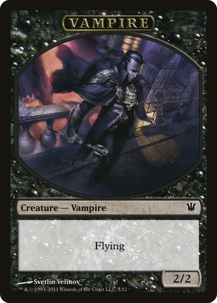 Blood // Vampire (0007) Double-Sided Token [Innistrad Remastered Tokens] | Gam3 Escape