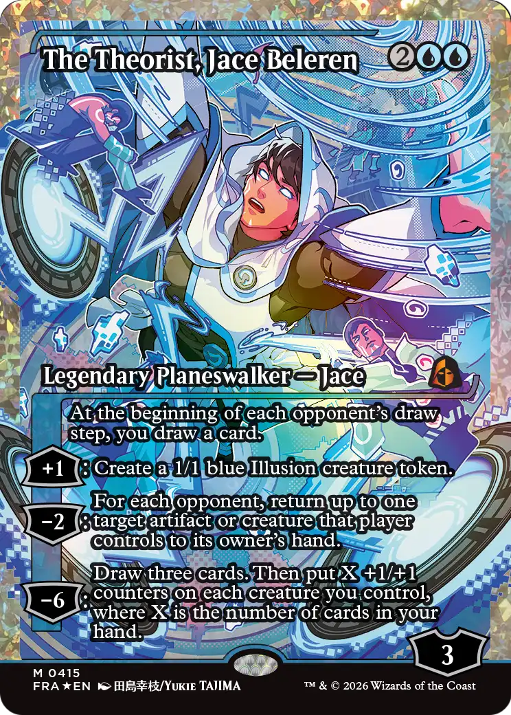 The Theorist, Jace Beleren (Showcase) (Fracture Foil) [Reality Fracture] | Gam3 Escape