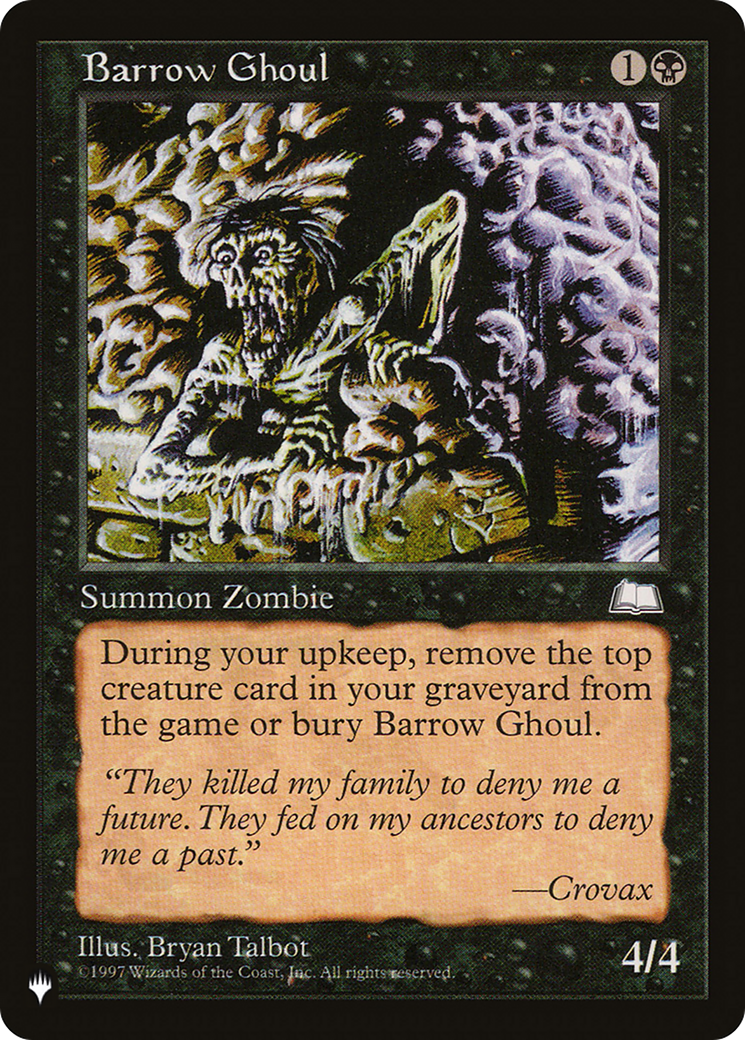 Barrow Ghoul [The List] | Gam3 Escape