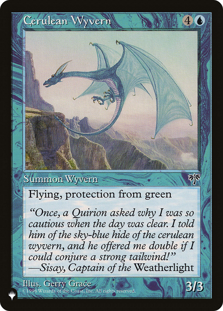 Cerulean Wyvern [The List Reprints] | Gam3 Escape