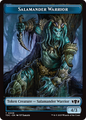 Salamander Warrior // Zombie Druid Double-Sided Token [Tarkir: Dragonstorm Commander Tokens] | Gam3 Escape