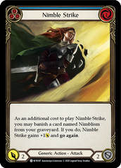 Nimble Strike (Blue) [U-WTR187] (Welcome to Rathe Unlimited)  Unlimited Normal | Gam3 Escape