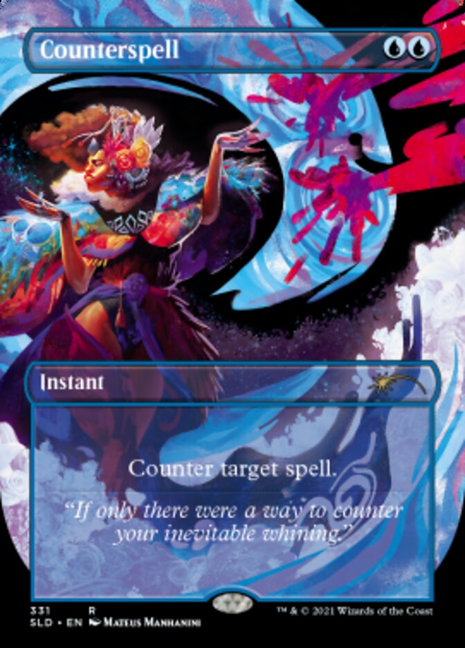 Counterspell (Borderless) [Secret Lair Drop Series] | Gam3 Escape