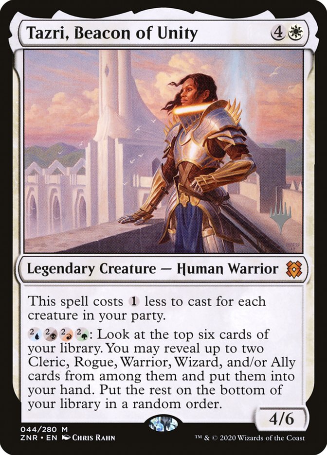 Tazri, Beacon of Unity (Promo Pack) [Zendikar Rising Promos] | Gam3 Escape