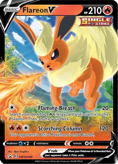 Flareon V (SWSH149) [Sword & Shield: Black Star Promos] | Gam3 Escape