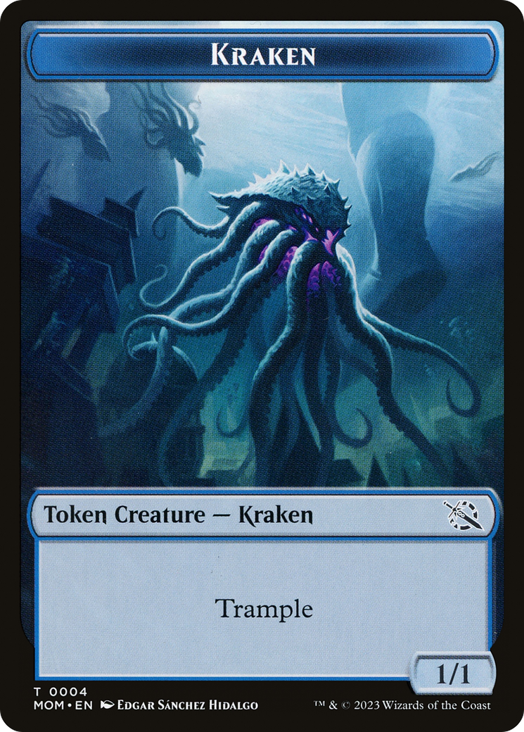 Soldier // Kraken Double-Sided Token [March of the Machine Tokens] | Gam3 Escape